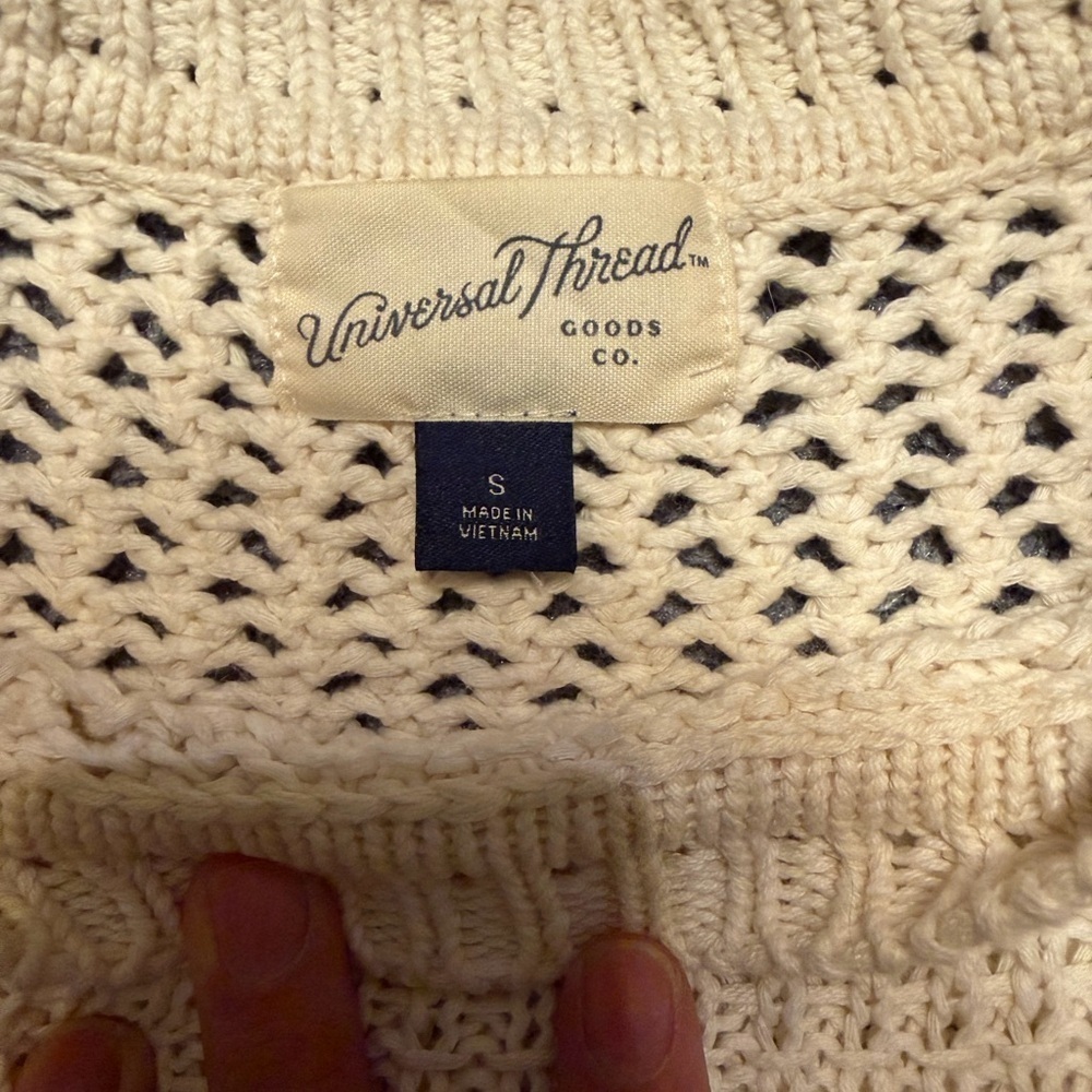 Universal Thread Ivory Knit Top - Picture 4 of 5
